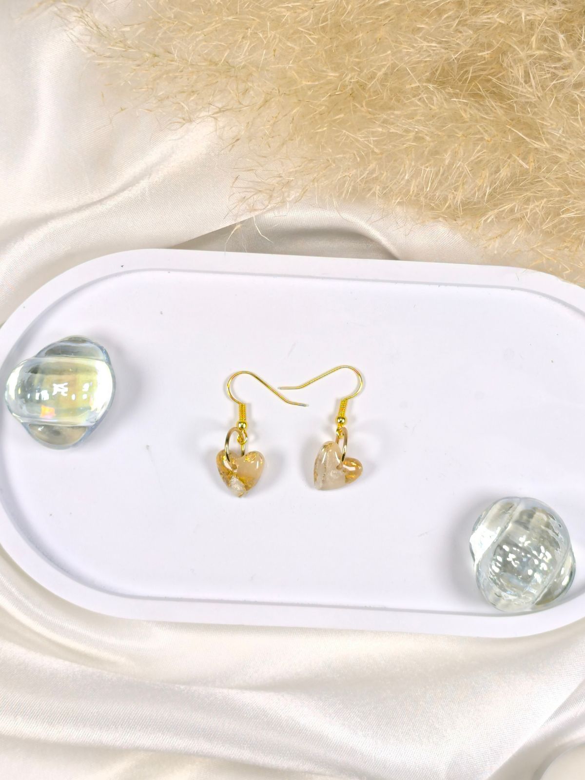 Gold and pearl dangles
