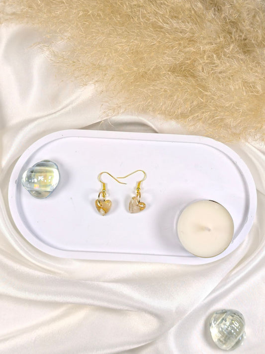 Gold and pearl dangles