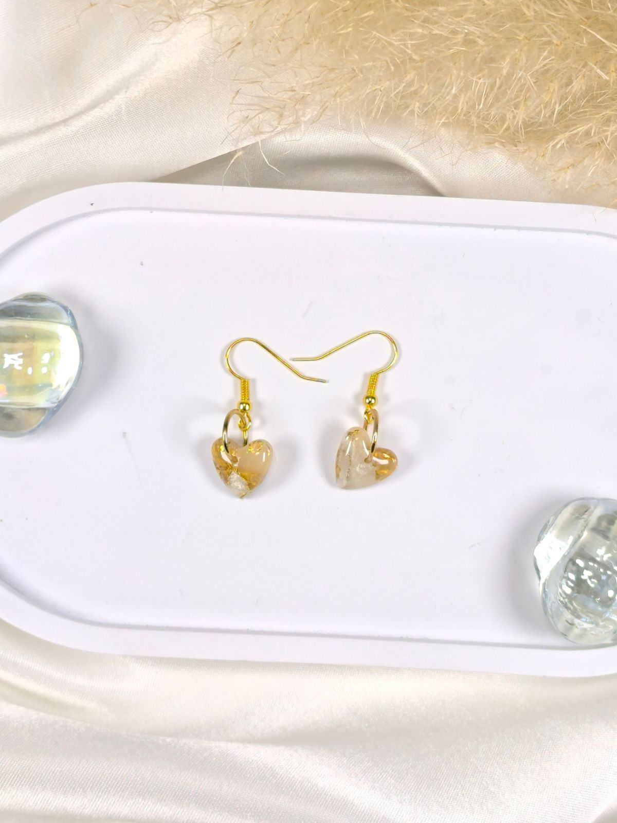 Gold and pearl dangles